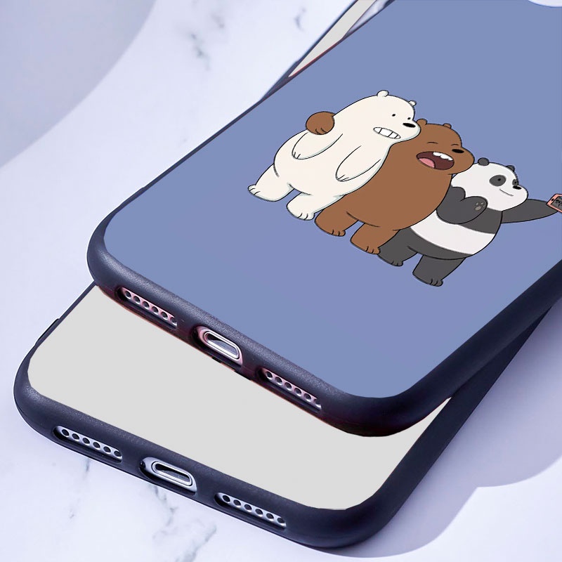 Ốp lưng Meizu M6 Note M6S M6T Silicone mềm Case vỏ điện thoại Ba con gấu trần
