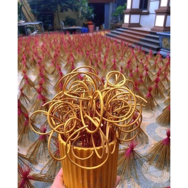 PHÂN PHỐI SỈ - LẺ NHANG VÀNG CHIÊU TÀI HÚT LỘC 100nén/ hộp