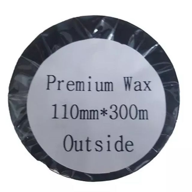 Mực in mã vạch Premium Wax 110mmx300m