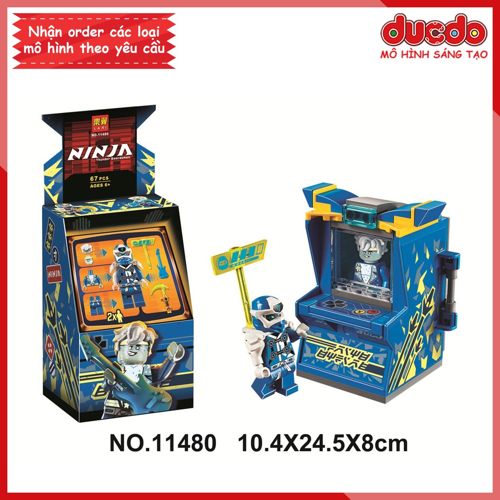 LARI 11480 Lắp ghép Ninjago Bộ Vũ Khí Ninja Jay - Đồ chơi Xếp hình Mô hình Ninja 71715