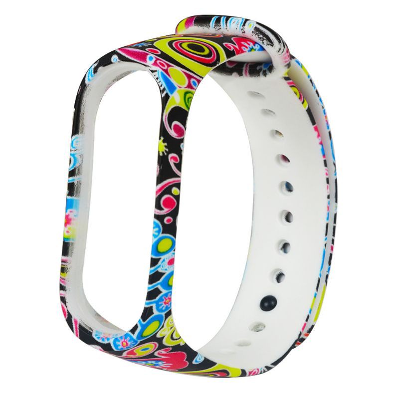 KOK Flexible Silicone Bracelet For Xiao mi Mi Band 5 4 Strap Band 3 Wristband Silicone Colorful Strap for Xiao mi MI Band