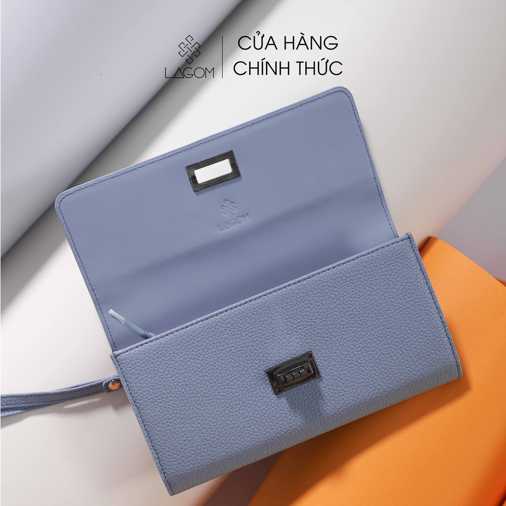 Ví nữ dáng dài da thật LAGOM - Togo Clutch - có móc đeo cổ tay