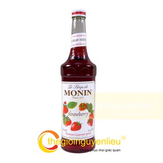 Syrup Monin Dâu Tây chai 750ml (Sirô) - thegioinguyenlieu.vn