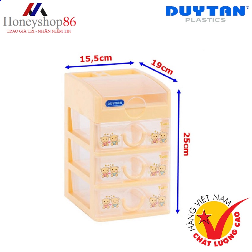 Tủ Nhựa Duy Tân TOMI Nhỏ 4 Ngăn 219/4 (Nhiều Màu) HONEYSHOP86