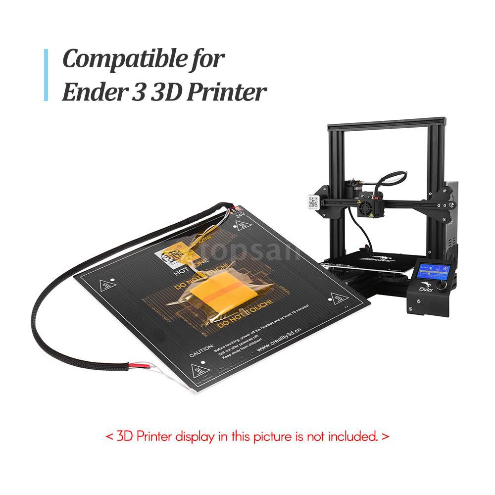 Bàn nhiệt bằng nhôm MK3 phụ kiện cho máy in 3D Ender-3 DIY