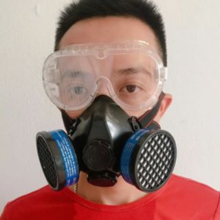 Mặt Nạ Phòng Chống Độc Loại 2 fin Lọc Hàng VN Xịt Thuốc, Kháng Khuẩn, Chống Bụi, Phòng Cháy