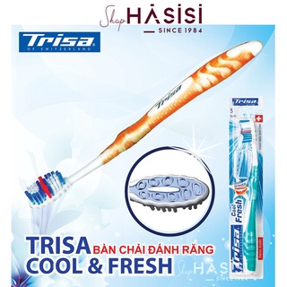 Bàn Chải Có Nắp TRISA - Cool & Fresh Medium