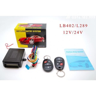 [Giảm giá]  Bộ khóa cửa điều khiển đóng mở cửa LB402/L289 mới 2020