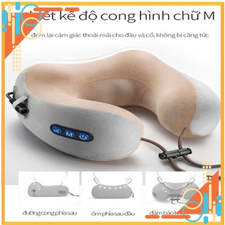 [FreeShip – Hàng Nhập Khẩu] Gối Massage Vòng Cổ Chữ U 360 Đa Năng - Hỗ Trợ Mát Xa Vùng Cổ