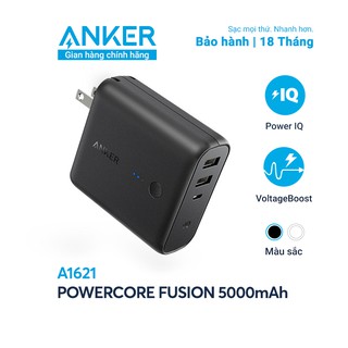 Pin sạc dự phòng Kiêm Củ Sạc ANKER Powercore Fusion 5000mah - A1621