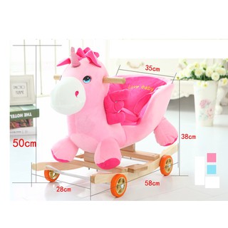Bập bênh ngựa 3 in 1 (bập bênh, xe chòi chân, ghế ngồi)