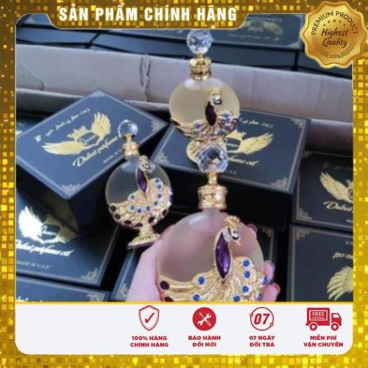 [CHÍNH HÃNG] - Nước hoa tinh dầu Dubai con công mẫu thiết kế 15ml ( Mẫu lớn ) | BigBuy360 - bigbuy360.vn