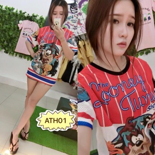Áo thun Thái lưới 3D họa tiết