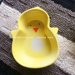 Bát sứ hình Gà cho bé ăn dặm (bát lớn)
