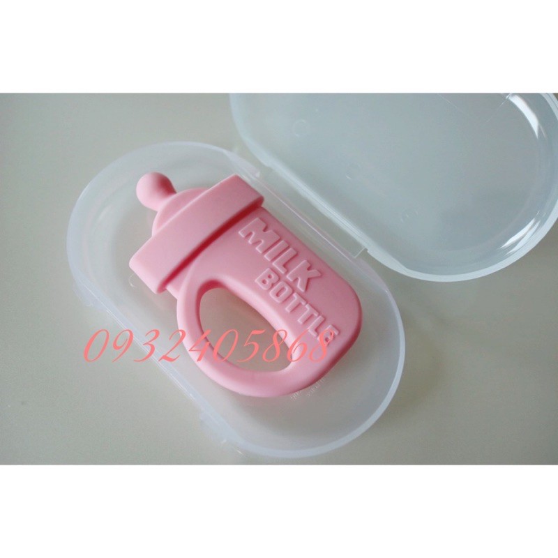 &lt; Sẵn&gt; Gặm nướu bình sữa milk bottle simtong Hàn quốc