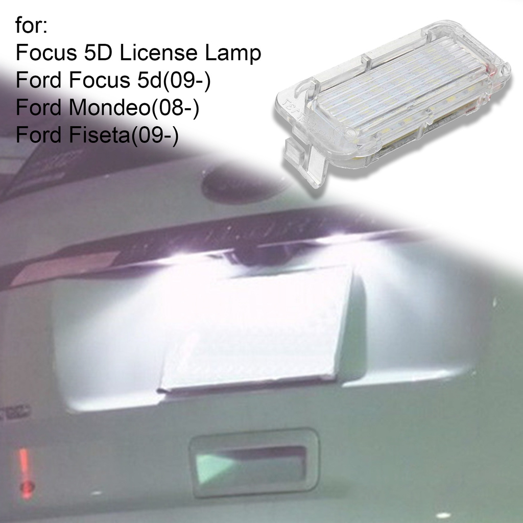 Set 2 Đèn Led Chiếu Sáng Biển Số Xe Ô Tô Ford Focus / Mondeo / Fiseta