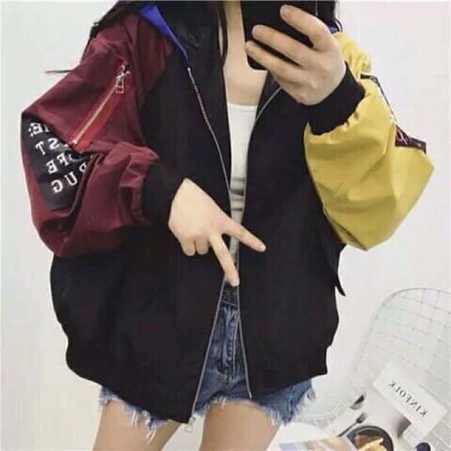 Áo khoác dù nam nữ phối đủ màu kèm ảnh thật | BigBuy360 - bigbuy360.vn