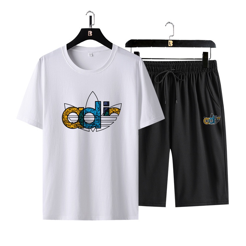 Đồ bộ thun lạnh nam freeship mẫu in logo cách kiểu hiện đại slim fit hot trend 2022 DB38