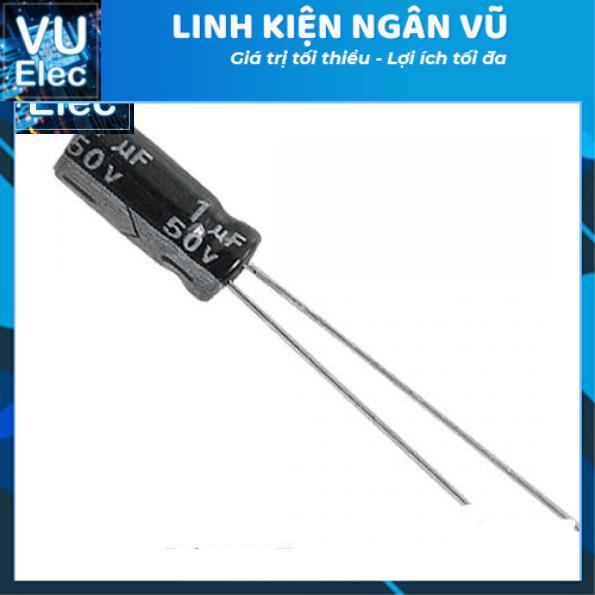 Tụ Hóa 1uF - 2200uF điện áp 16-25-50V Nhiều Kích Thước