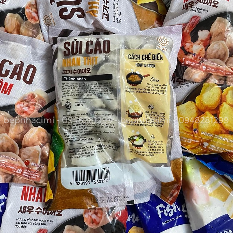 Sủi Cảo Foseca Hacao - Sủi Cảo Nhân Thịt Nhân Tôm - Bếp Nhà CIMI