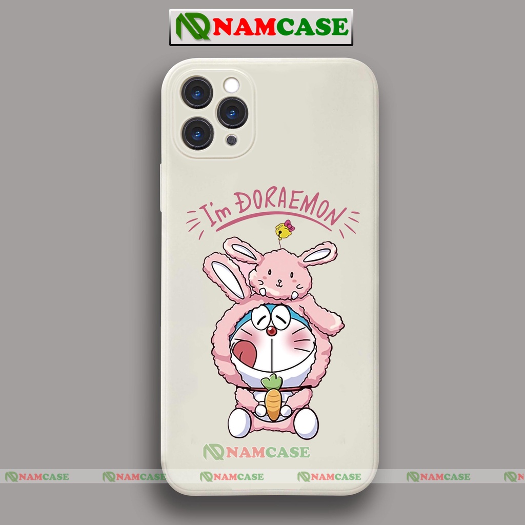 Ốp lưng iPhone cặp đôi hoạt hình Doraemon cute dễ thương đẹp cạnh vuông ip 6/6s/7/8/X/XS/XR/11/12/13/14 Pro Plus Max