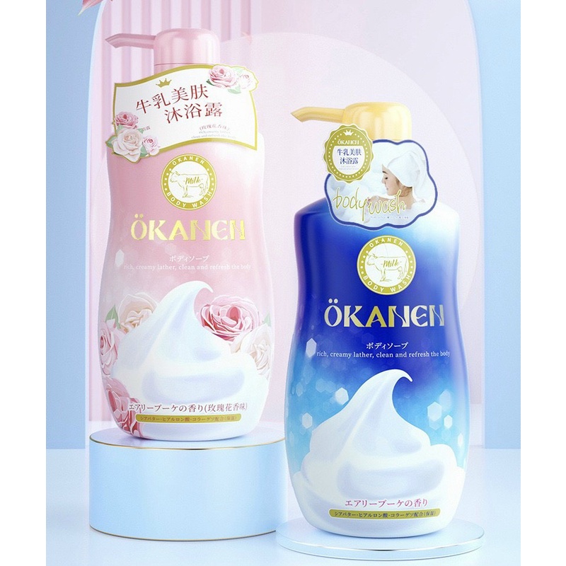 Sữa tắm nước hoa OKAINEN hàng chuẩn