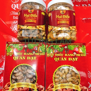 Freeship 99k TQ_(500g) Hạt điều rang muối Quân Đạt - Bình Phước