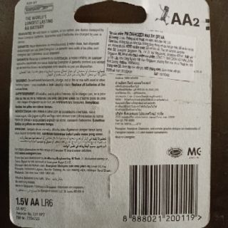 PIN ENERGIZER 2A & 3A (2 VIÊN)