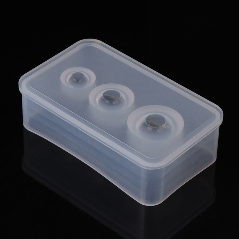 Set 2 khuôn silicone tạo hình quả cầu bầu trời đầy sao 3D làm trang sức DIY