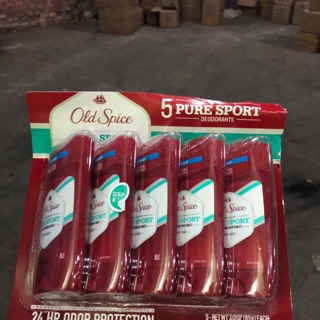 Sale 39%   Lăn khử mùi Old Spice Pure Sport khô thoáng suốt 24h.