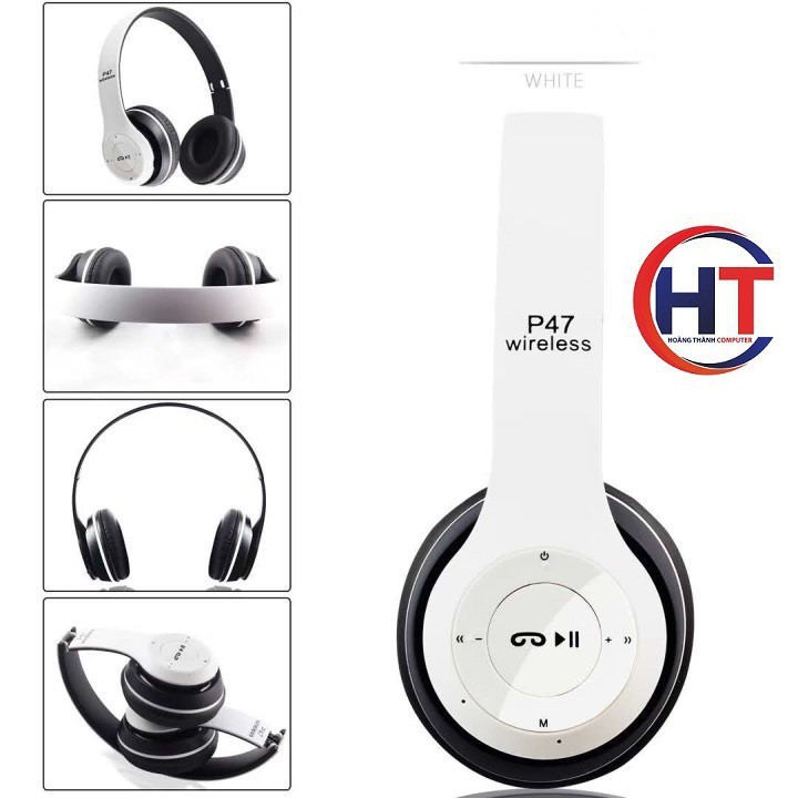 [HÀNG GIẢM GIÁ] Tai nghe Bluetooth P47 Chụp Tai - Có Khe Cắm Thẻ Nhớ | BigBuy360 - bigbuy360.vn