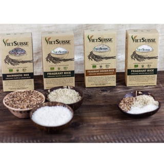 Gạo hữu cơ VIETSUISSE 1kg