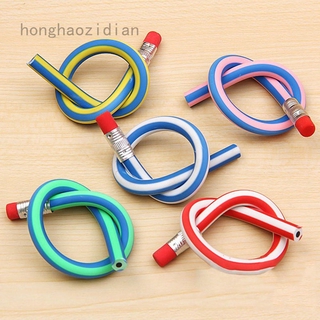 Bộ 5 Bút Chì Mềm Dẻo Thiết Kế Dễ Thương Cho Bé