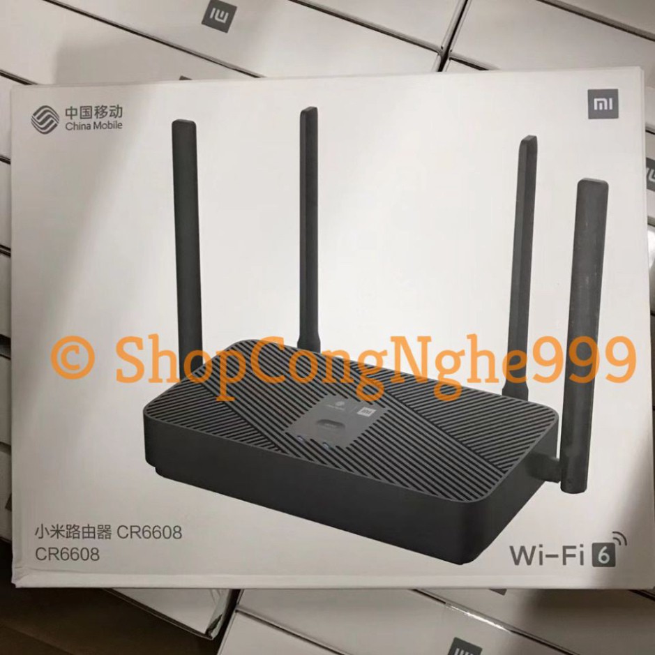 SALE KỊCH SÀN Bộ phát wifi router wifi Xiaomi CR6608 chuẩn WIFI 6 AX1800 Mesh Lan Gigabit 4 anten chịu tải