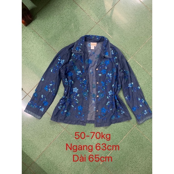 Áo khoác jean nữ 2hand