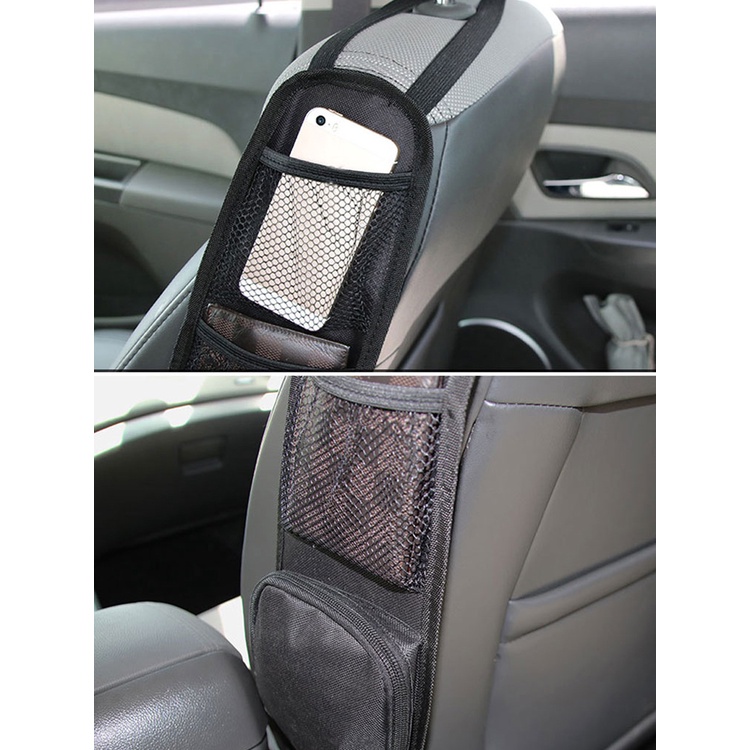 Túi Lưới Co Giãn Đựng Đồ Gắn Lưng Ghế Xe Hơi Tiện Dụng