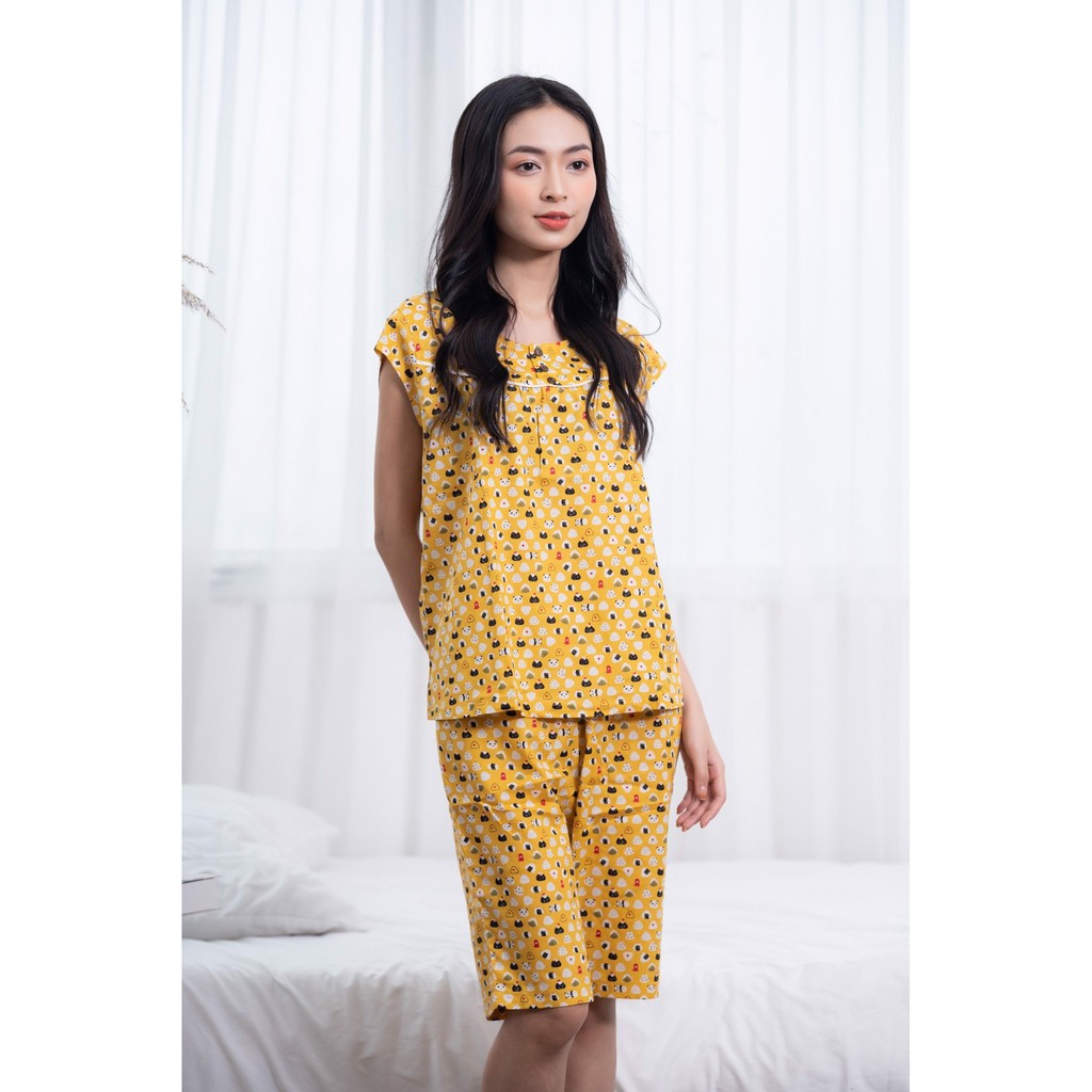 (SALE LẺ SIZE) Bộ Mặc Nhà Việt Thắng Quần Lửng💚FREESHIP💚Chính Hãng, Video Cận Chất
