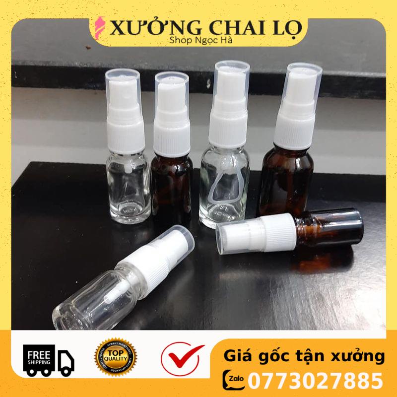 Chai Xịt Phun Sương ❤ GIÁ RẺ NHẤT ❤ [5ml,10ml,15ml,20ml,30ml,50ml,100ml] Chai xịt phun sương thủy tinh chiết nước hoa