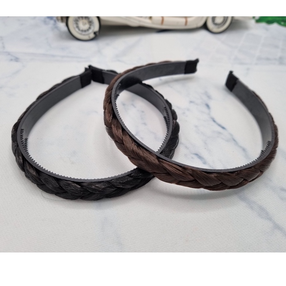 Bờm tóc dạng tết dành cho người lớn tuổi PKT02071221 (ảnh thật)