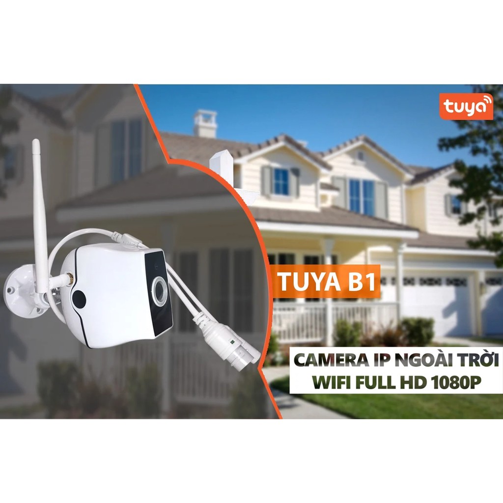 [Chính Hãng] Camera Wifi Tuya Smartlife Quan Sát Ngoài Trời Cố Định Full HD 1080P- Bảo hành 12 tháng