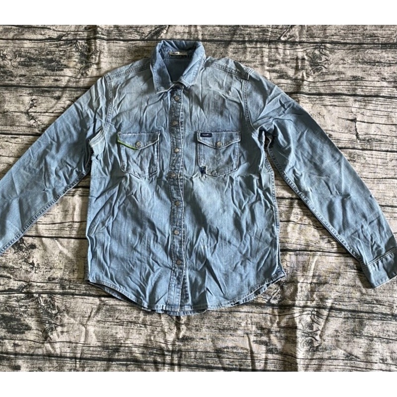 Áo sơ mi denim xuất xịn