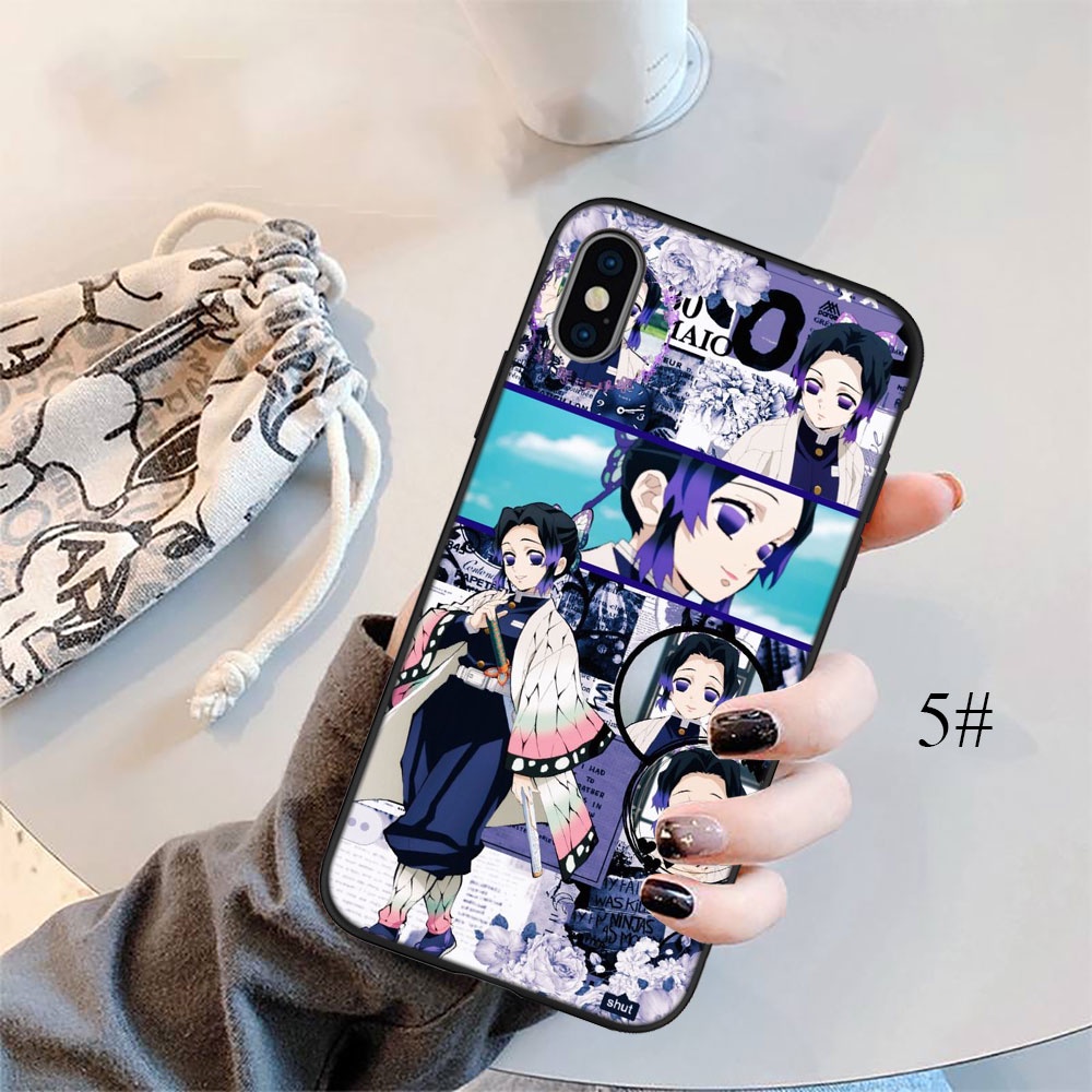 Ốp Điện Thoại Silicon Dẻo In Hình Hoạt Hình Demon Slayer Kimetsu no Yaiba Cho iPhone 5 5S 6 6S 7 8 11 Pro Max Plus SE XR OE2
