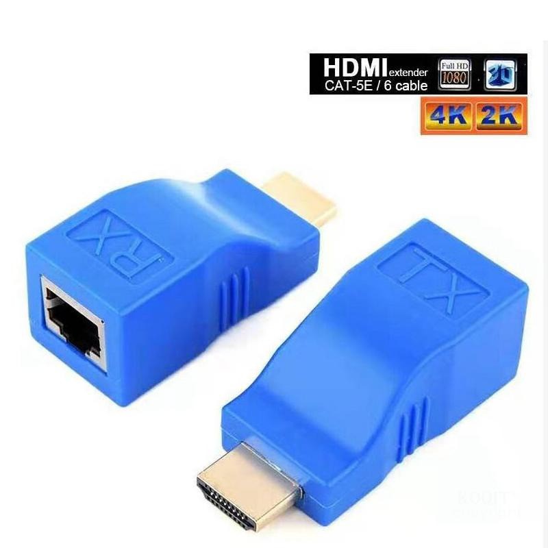 Đầu nối dài, chuyển đổi HDMI sang RJ45, VGA sang RJ45 LAN - Cat6 max 30m | BigBuy360 - bigbuy360.vn