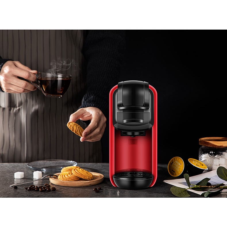 Máy pha cà phê đa năng máy pha coffee dùng được với bột viên nén nespresso DG Nestle gia dụng pha nhanh cà phê buổi sáng