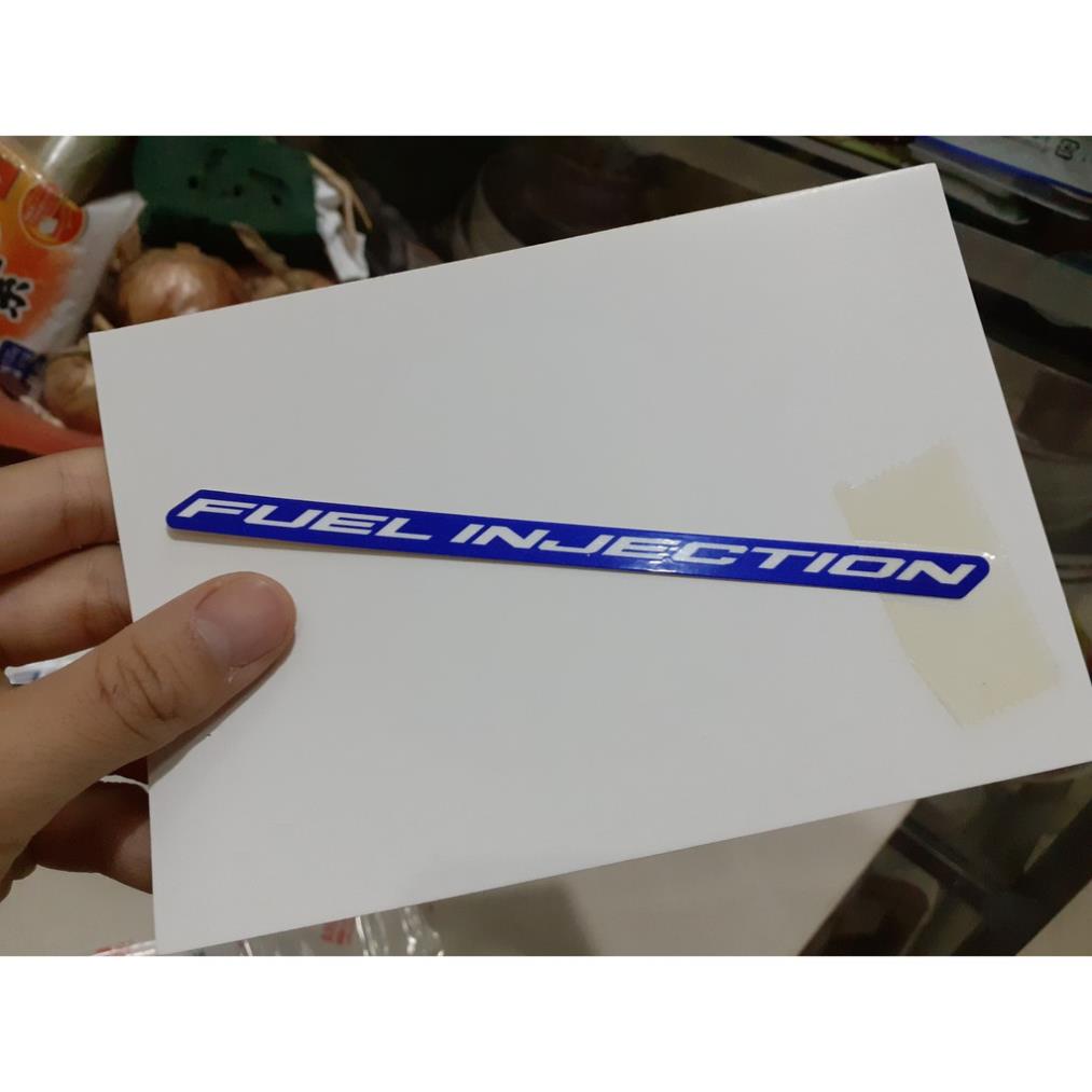 Tem chữ &quot;Fuel Injection&quot; zin chính hãng Yamaha 2NDF839910
