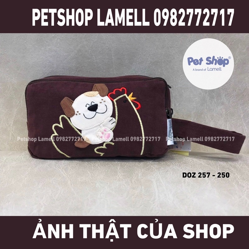 Bóp ví cầm tay nhiều ngăn PETSHOP chứa điện thoại, vật dụng - DOZ 257 Ảnh Thật
