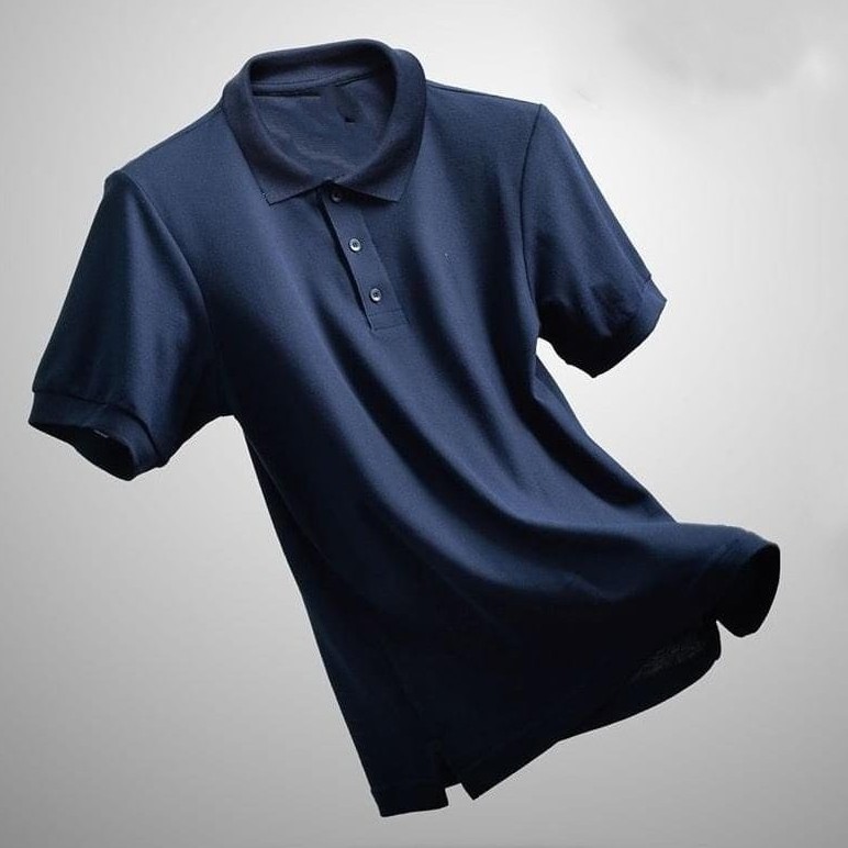 Áo Thun Nam Cổ Bẻ Ngắn Tay,dáng ôm, thời trang cao cấp, chất cotton cực mát 4 màu trơn | BigBuy360 - bigbuy360.vn