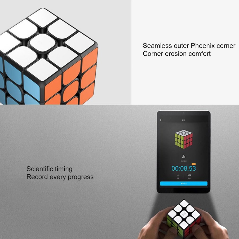 Rubik Thông minh Xiaomi Mijia Phiên bản kết nối app MiSmartMagicCube - Xiaomi Mijia Smart Rubik Cube XMMF01JQD