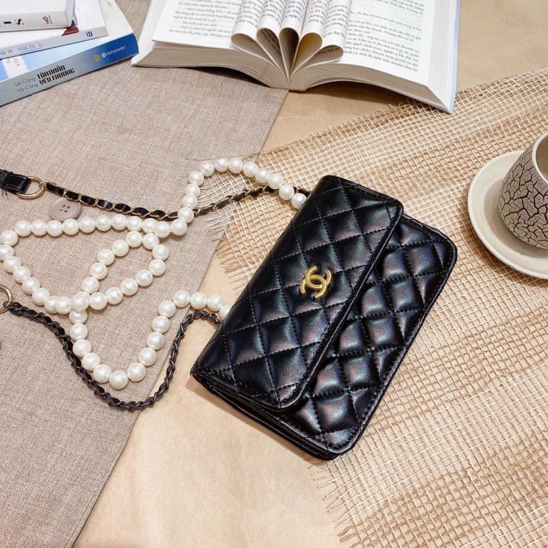 [Mã WAST10K giảm 10K đơn bất kỳ] [ XẢ KHO SỐC] Túi trần ô Bản 2 dây size 20 vỡ hộp lót đỏ