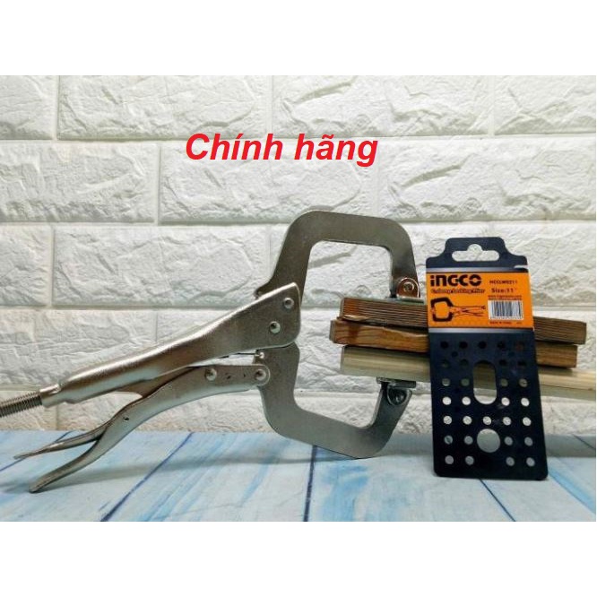 ĐỒ NGHỀ INGCO Kềm bấm khóa C (11 inch)  HCCLW0211 (Cam kết Chính Hãng 100%)